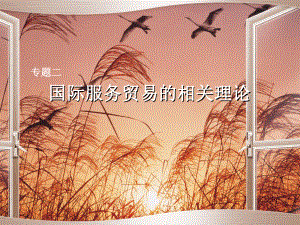 国际服务贸易相关理论.ppt