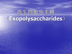 微生物胞外多糖.ppt