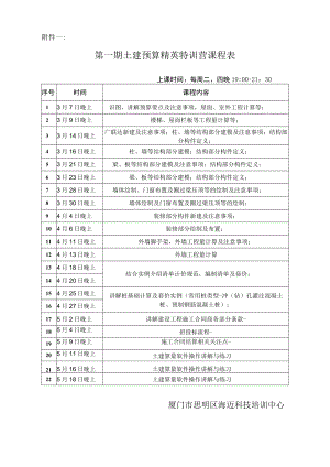 建筑工程（土建）预算实务培训班招生通知.docx