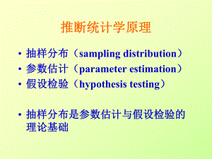 心理统计学PPT课件6：推断统计学原理.ppt