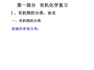 有机化学的分类和命名.ppt