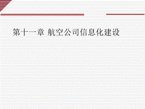 第十一章航空公司信息化建设.ppt