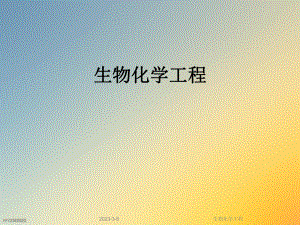 生物化学工程.ppt
