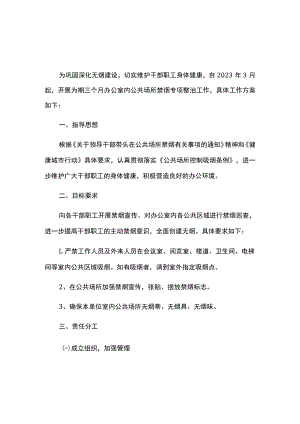 公共场所禁烟专项整治工作方案.docx