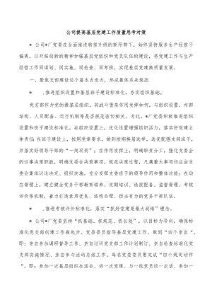 公司提高基层党建工作质量思考对策.docx