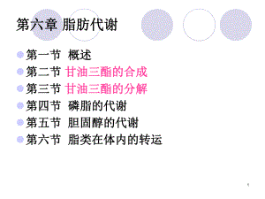 生物化学——脂代谢.ppt