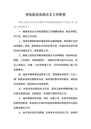 学校医技系团总支工作职责.docx