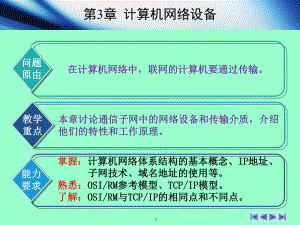 网络技术基础3计算机网络设备.ppt
