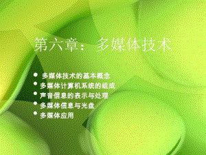 计算机应用基础多媒体技术.ppt