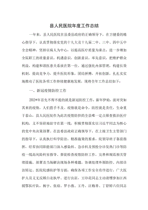 医院年度工作总结.docx