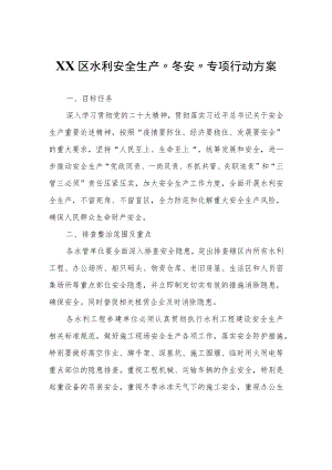 XX区水利安全生产“冬安”专项行动方案.docx