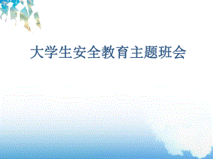 大学生安全教育.ppt