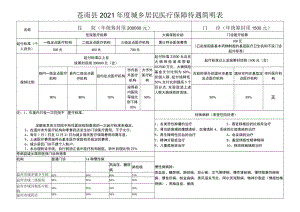 苍南县2021年度城乡居民医疗保障待遇简明表.docx