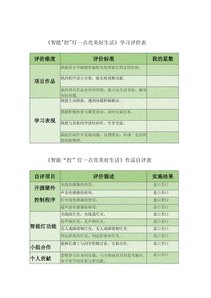 智能”控“灯项目评价表.docx