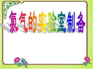 氯气的实验室制备.ppt