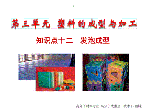 知识点十二发泡成型.ppt
