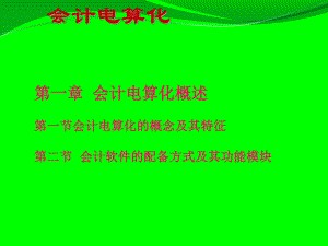 第一章会计电算化概述.ppt