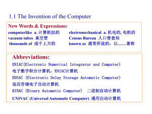 计算机专业英语单词.ppt