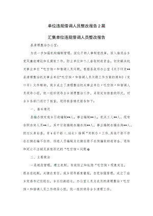 单位违规借调人员整改报告2篇.docx