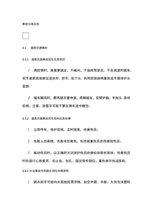 2023版事故灾难应急.docx