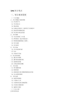 CPA审计考点.docx