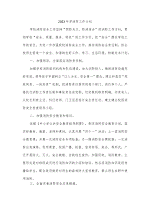 2023年学消防工作计划.docx