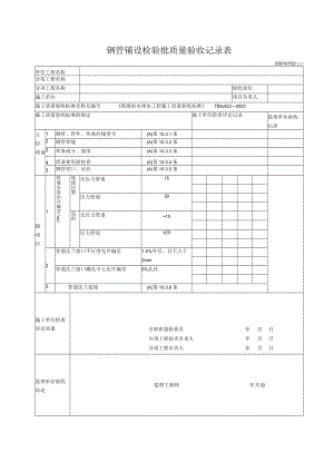 07-02管道铺设检验批质量验收记录表.docx