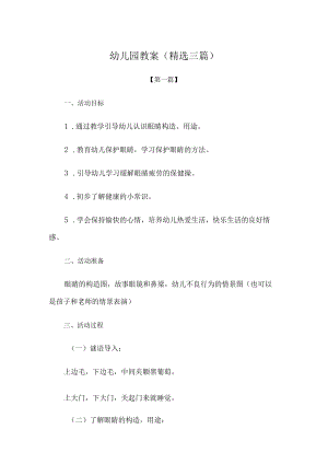 2022-2023年度幼儿园教案(精选三篇).docx