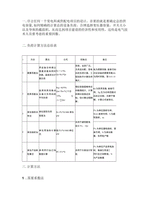 3分钟学会电气设计中的负荷计算方法.docx