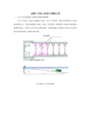 5号线9标石羊立交站混凝土支撑改为钢支撑调整.docx