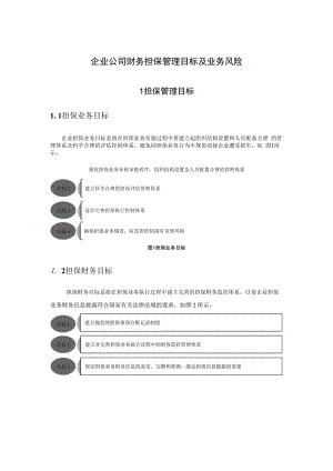 企业公司财务担保管理目标及业务风险.docx