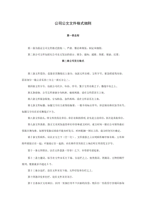 公司公文文件格式细则.docx