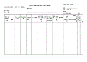 FMEA分析报告模板.docx