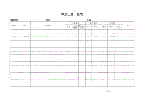 保洁工作日检表.docx
