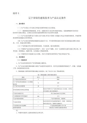 《辽宁省绿色建筑技术与产品认定条件、推广应用申报书》》.docx