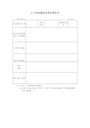 不达标班组转化情况信息卡.docx