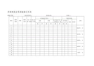 传染病报告现场抽查记录表.docx