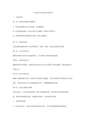 充电桩充电过程及注意事项.docx