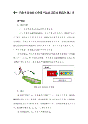 中小学趣味田径运动会撑竿跳远项目比赛规则及方法.docx
