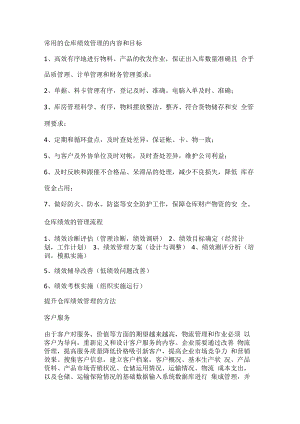 仓库绩效管理.docx