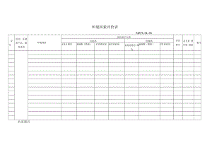 三体系认证环境因素评价表.docx