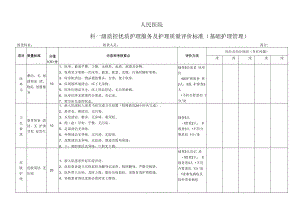 一级质控基础护理评分标准.docx
