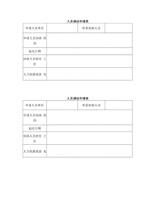 人员调动申请表.docx