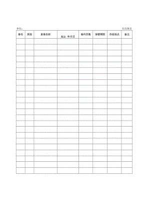 企业财务战略系统工具01参考工具：《会计档案类5个工具》V1.docx