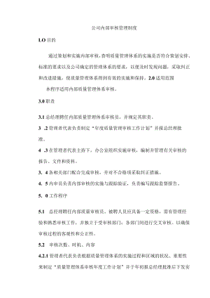 公司内部审核管理制度.docx