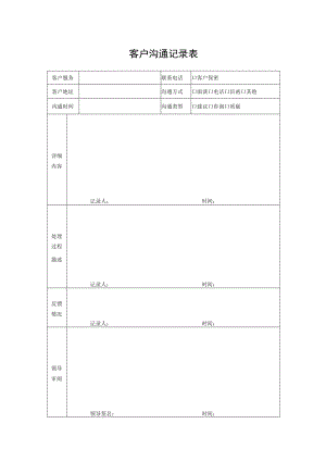 客户沟通记录表.docx