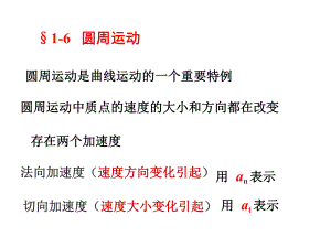 大学物理圆周运动.ppt