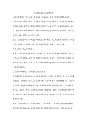 化工园区过程安全的特殊性.docx