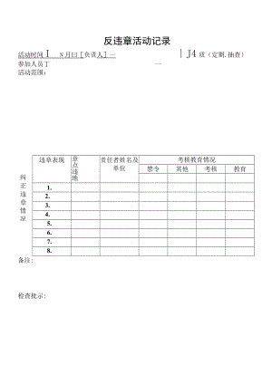 反违章活动记录.docx