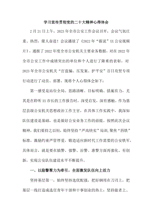 刑侦大队长《深入贯彻学习党的二十大精神》个人心得体会.docx